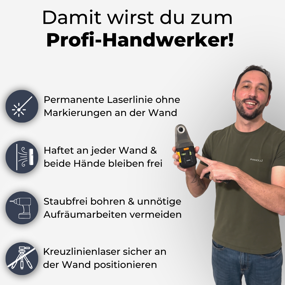 4in1 Laser Wasserwaage